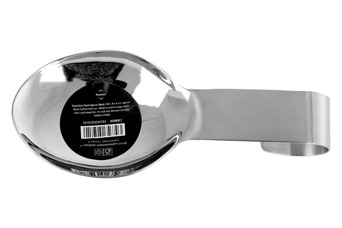 Brushed Stainless Steel Spoon Rest