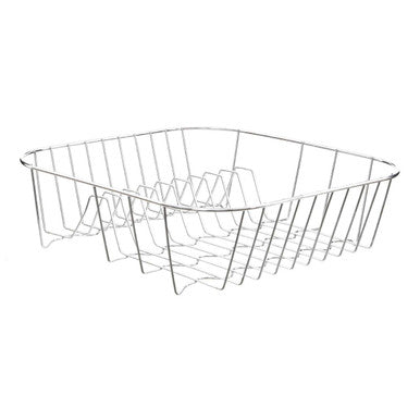 Laurie Small Square Chrome Wire Dish Drainer