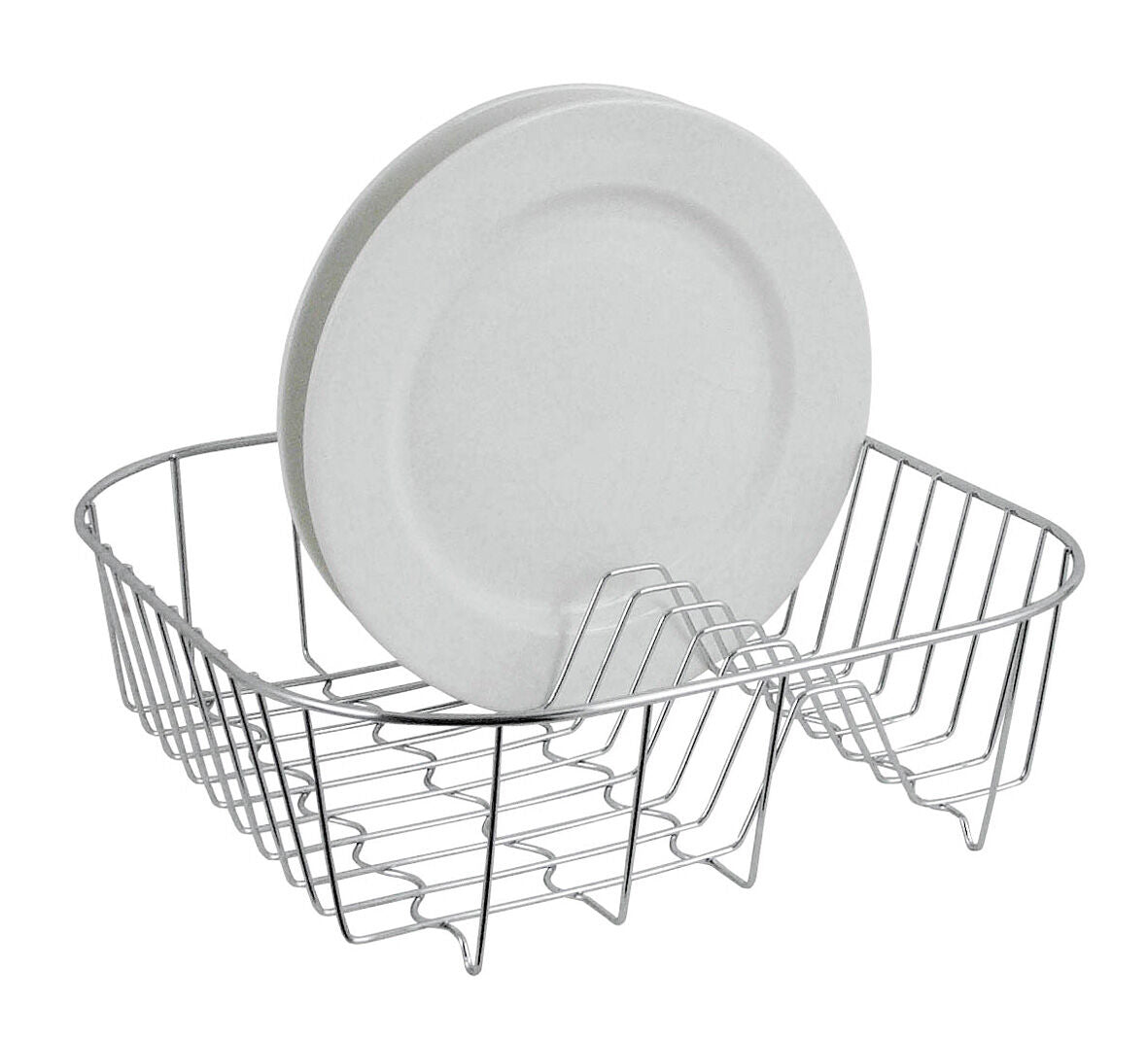 Laurie Small Square Chrome Wire Dish Drainer