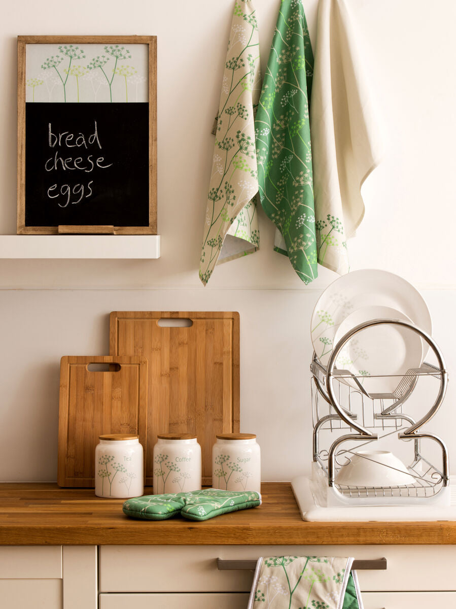 Laurie 2 Tier Dish Drainer With White Plastic Tray