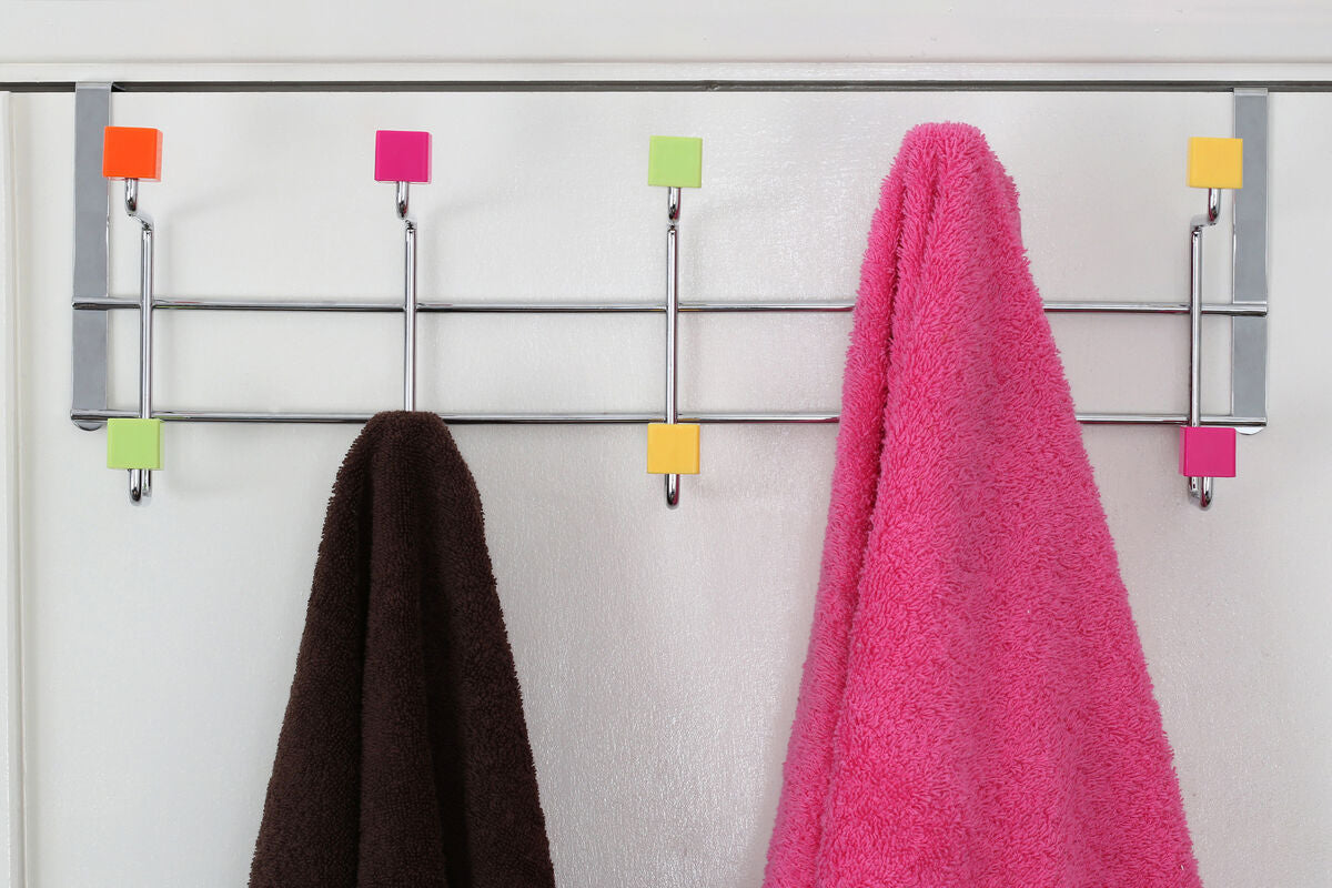 Jaxen Multicoloured Cubes 10 Hook Over Door Hanger - Image 2