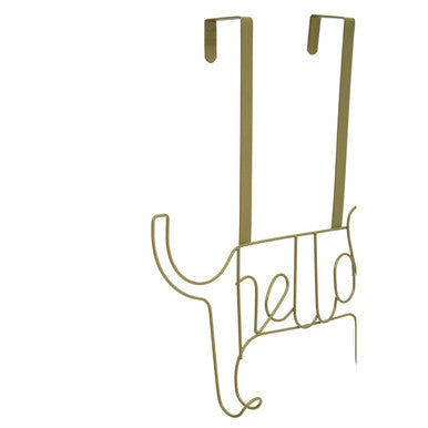 Kirby Gold Finish Sausage Dog Hanger