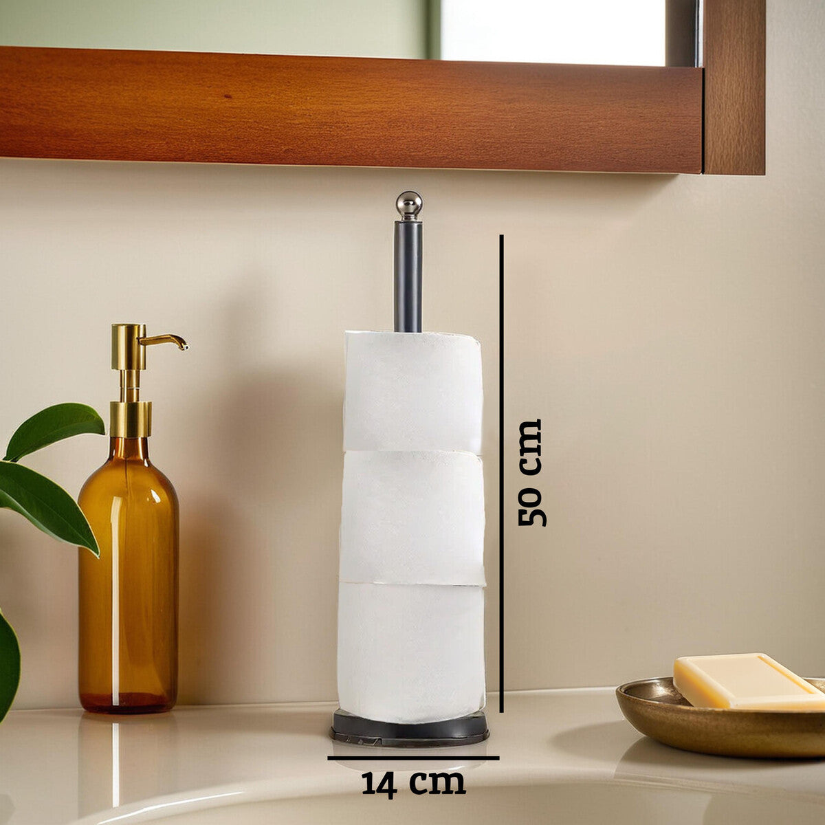 Black Toilet Roll Holder | Adler