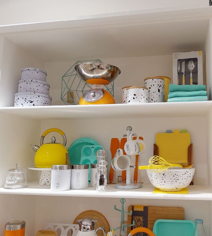 Liberty White Enamel Tea Coffee And Sugar Set