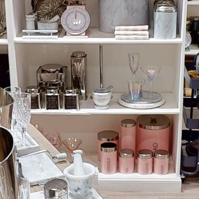 Liberty Light Pink Biscuit Canister