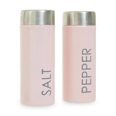 Liberty Light Pink Enamel Salt And Pepper Set