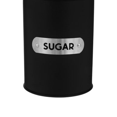 Liberty Black Enamel Sugar Canister