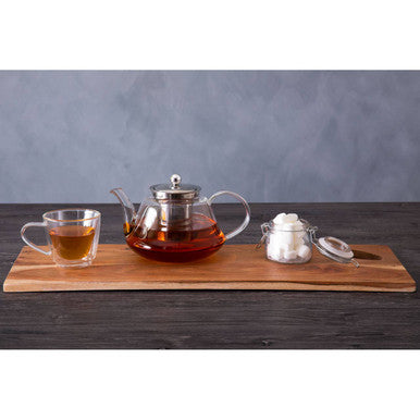 Fuso High Borosilicate Curved 1200ml Teapot