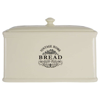 Vintage-style bread bin with &