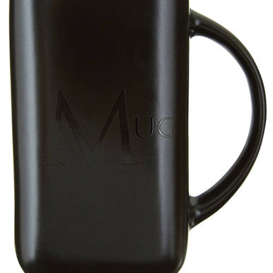 Black Text Mug