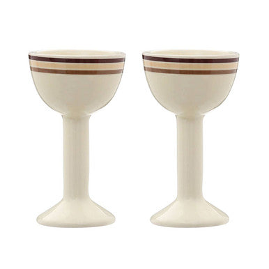 Set Of Two Neapolitan Egg Cups