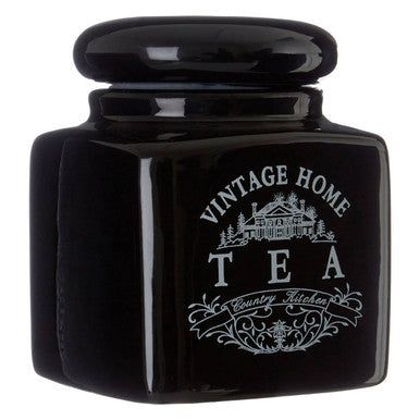 Vintage Home Square Black Tea Jar