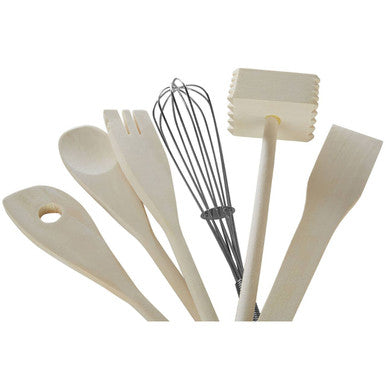 Vintage Home Black Utensil Holder With 6 Utensils