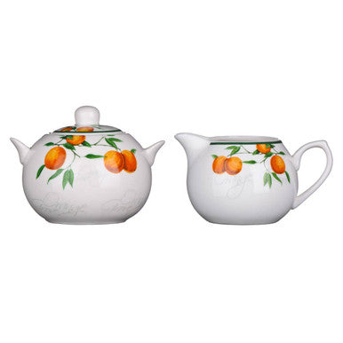 Orchard Fruits Orange Grove Sugar And Cream Set