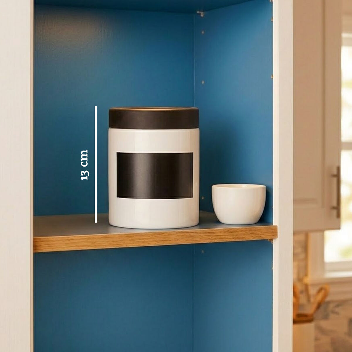 Chalk Board Small Canister | Chalk Canister