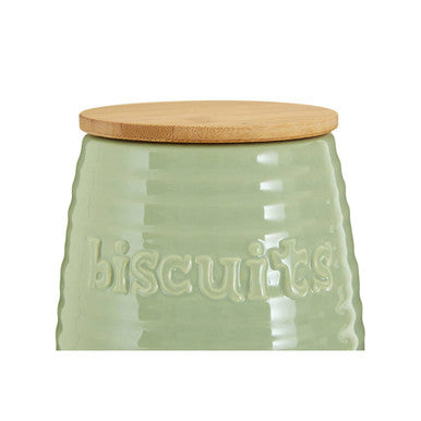 Winnie Green Dolomite Biscuit Canister
