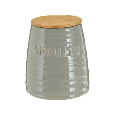 Winnie Grey Dolomite Biscuit Canister