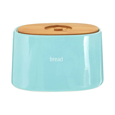 Fletcher Blue Ceramic Bread Bin