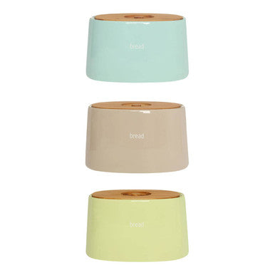 Fletcher Blue Ceramic Bread Bin