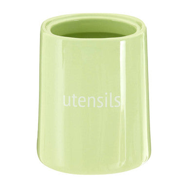 Fletcher Green Ceramic Utensil Holder