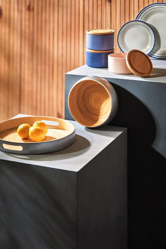 Avie  Saturn 12 Piece Blue Dinner Set