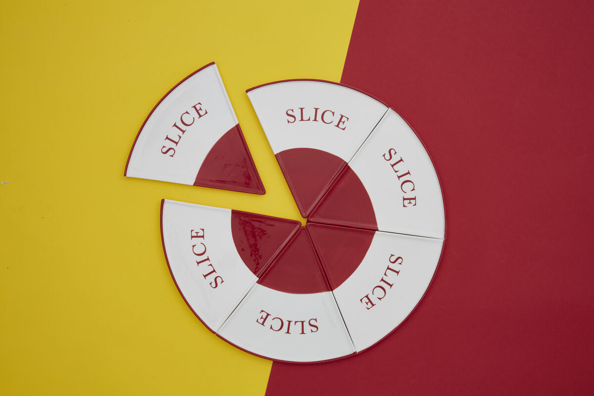 Hollywood Pizza 6 Slice Plates