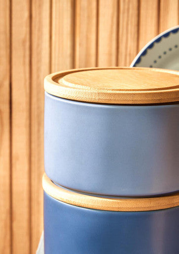 Fenwick Set Of 3 Stacking Canisters