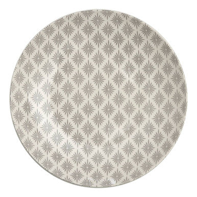Maya Grey And White 12 Piece Dinner Set