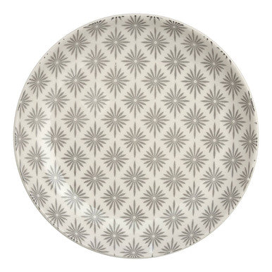 Maya Grey And White 12 Piece Dinner Set