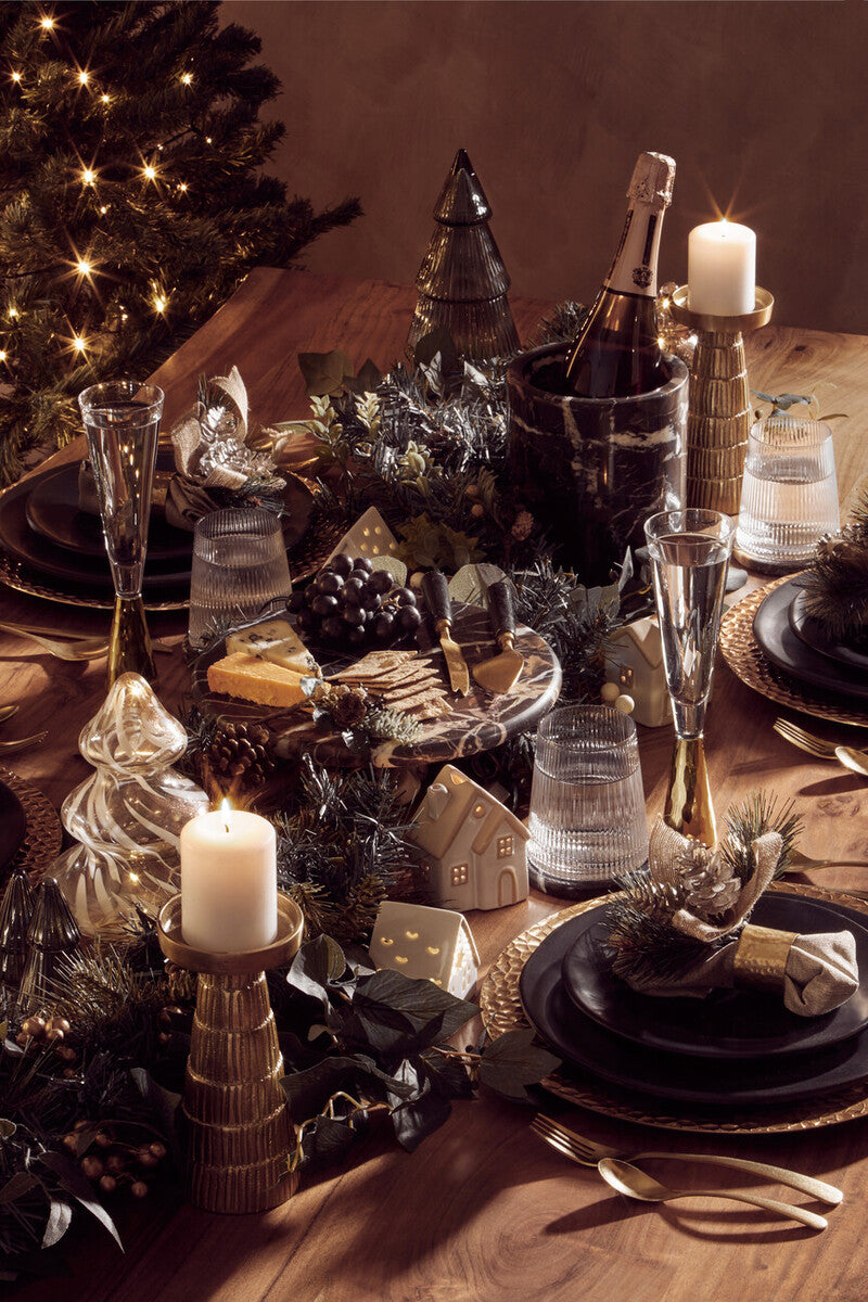 Hygge Black Stoneware Dinner Plate