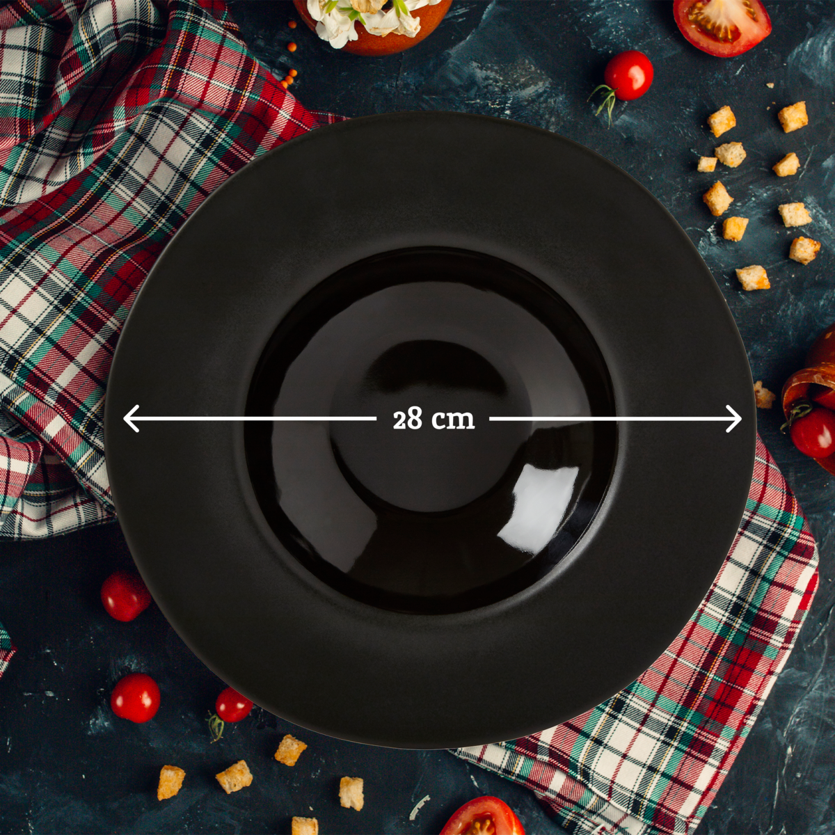 Hygge Black Pasta Bowl