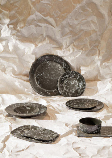 Hygge Black Faux Marble Bowl