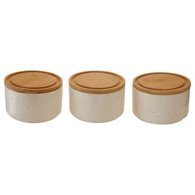 Fenwick Set Of 3 Stackable Canisters