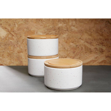 Fenwick Set Of 3 Stackable Canisters