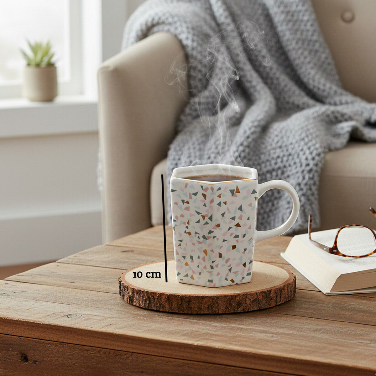 Yuki Terrazzo Pattern Mug