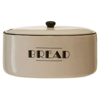 Beige bread bin with &