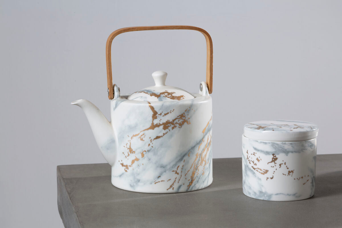 Marble Luxe Teapot