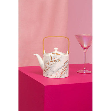 Marble Luxe Teapot