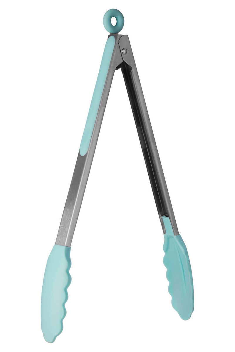 Zing Light Green Silicone Tongs