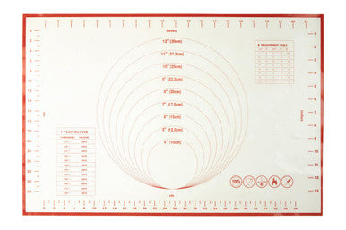 Red Trim Baking Mat | From Scratch