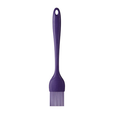 Purple barbecue brush on a white background