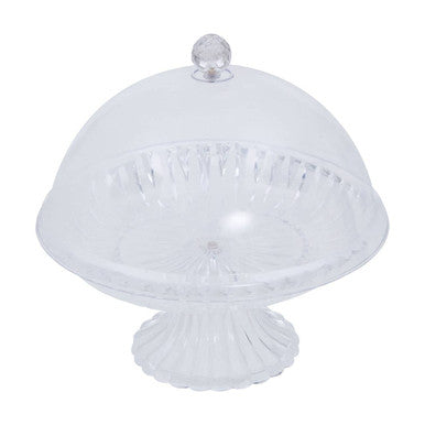 Clear Acrylic Cake Stand With Dome Lid