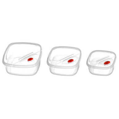 Kuda Clear Plastic Storage Containers Set