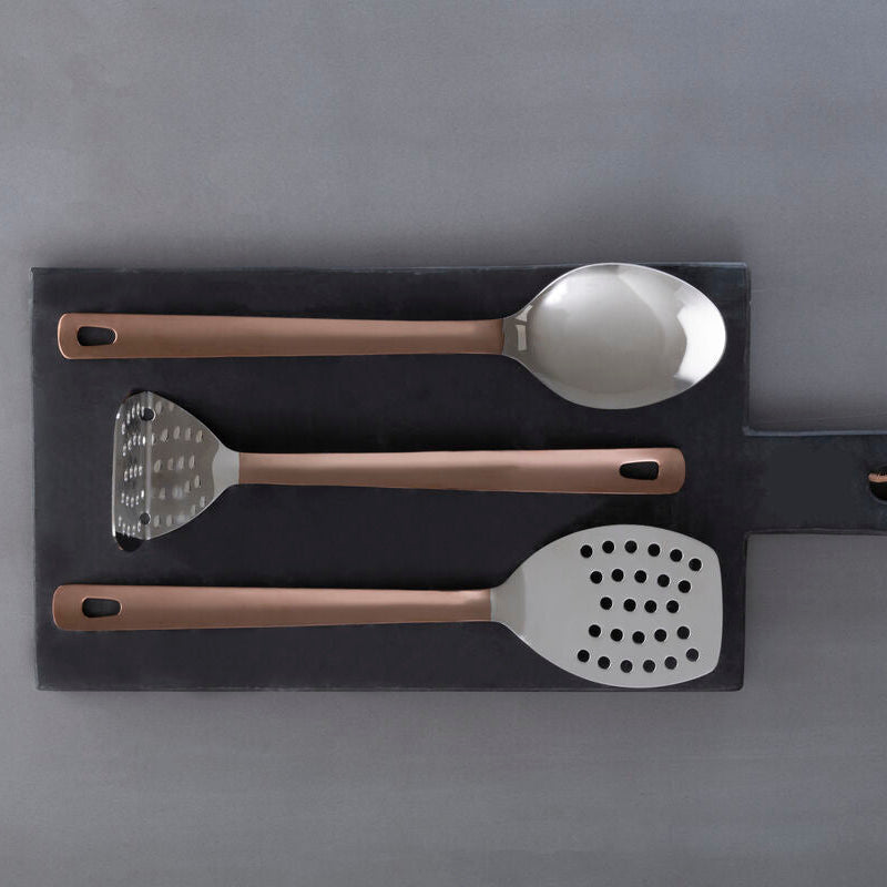 Freya Stainless Steel Masher with Copper Finish Handle