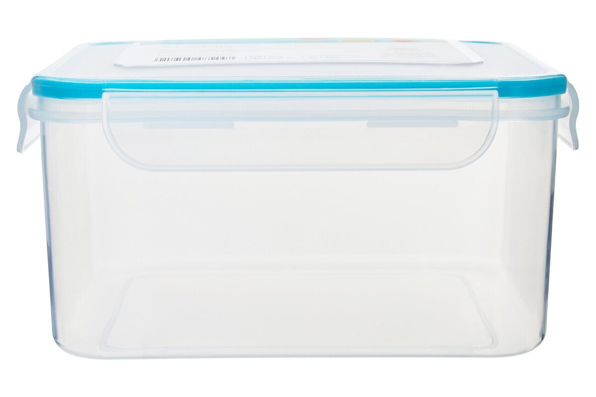Herrela 5Pc Square Food Containers With Airtight Lids