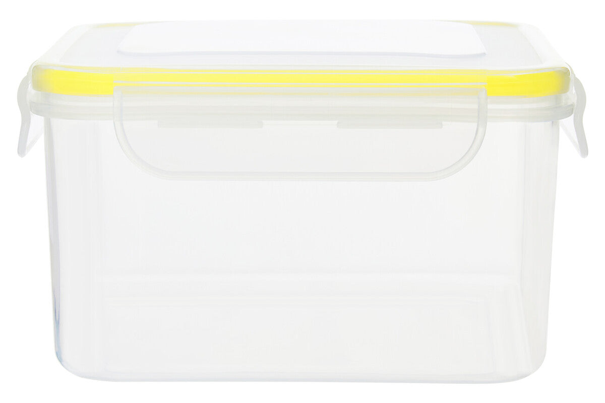 Herrela 5Pc Square Food Containers With Airtight Lids