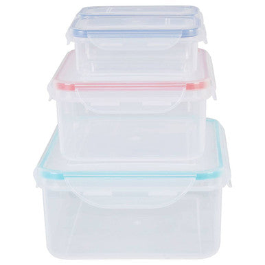Herrela 4Pc Food Containers With Airtight Lids