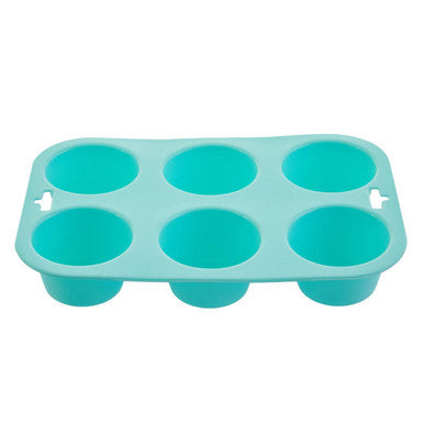 Zing Pastel Green 6 Cup Muffin Mould