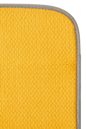 Sinkside Dish Drying Yellow Mat