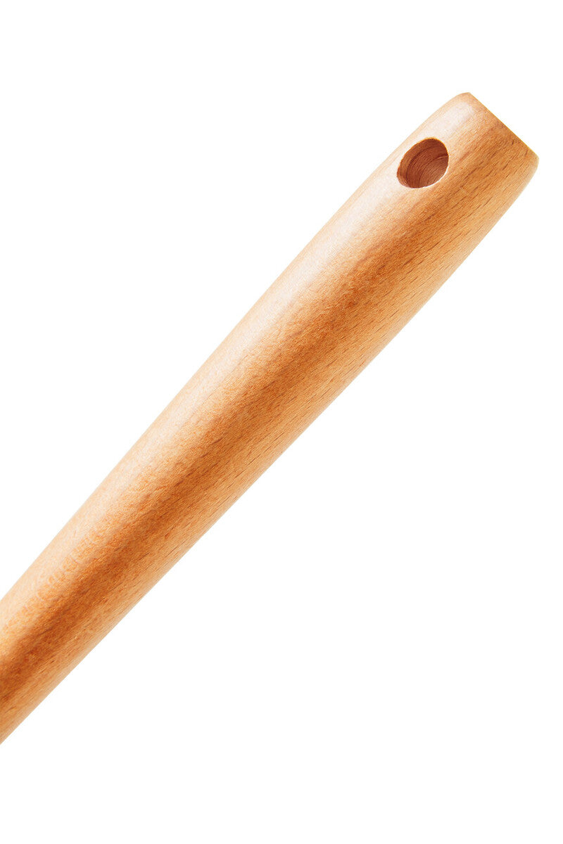 Nova Sage Green Silicone Head Ladle With Round Wood Handle